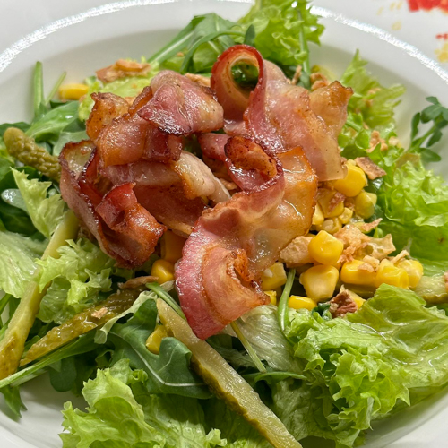 Salade au bacon